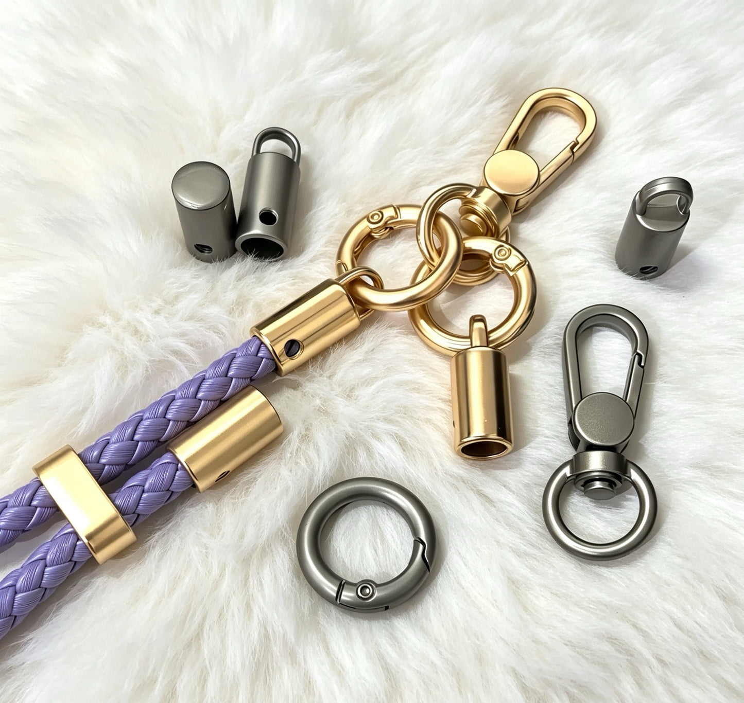 Clips for keychain for phonecharm and bagcharm