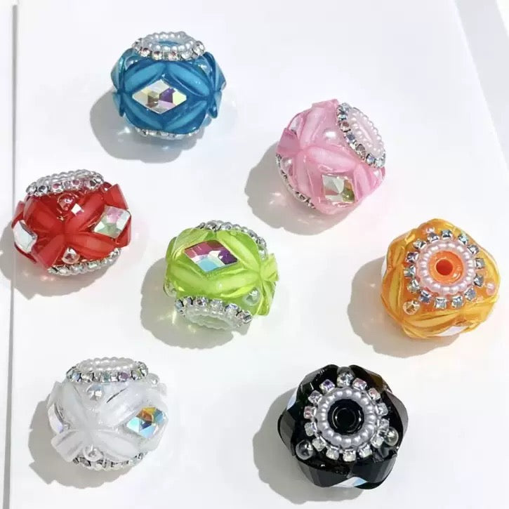 Rhinestone Fancy Beads for Pens