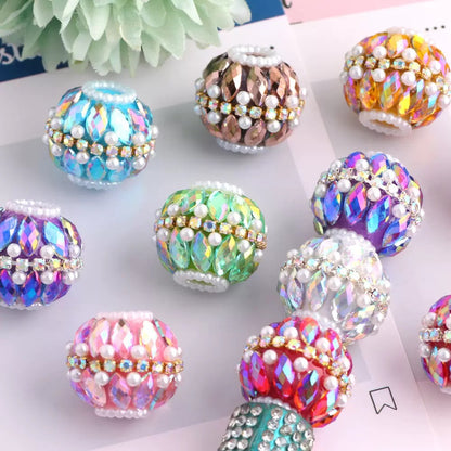 Rhinestone Fancy Beads for Pens