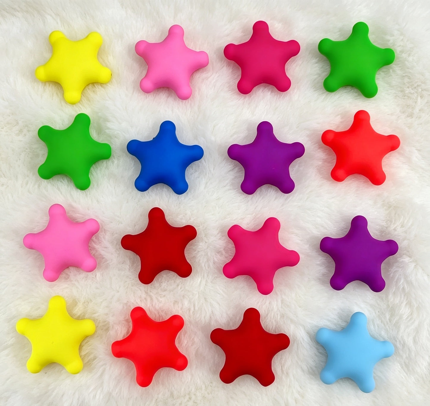 Mixed Matte Fluorescent Neon Beads Acrylic Round Beads