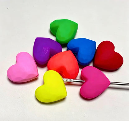 Mixed Matte Fluorescent Neon Beads Acrylic Round Beads