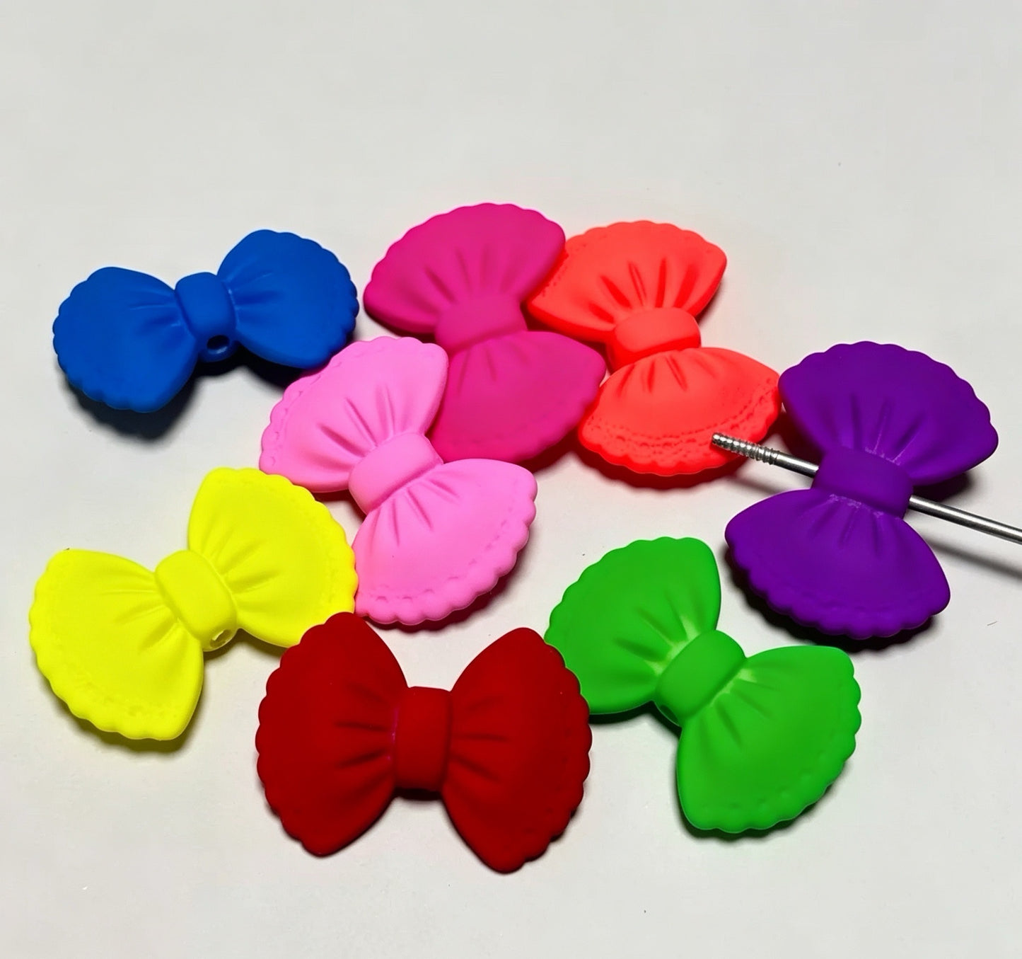 Mixed Matte Fluorescent Neon Beads Acrylic Round Beads