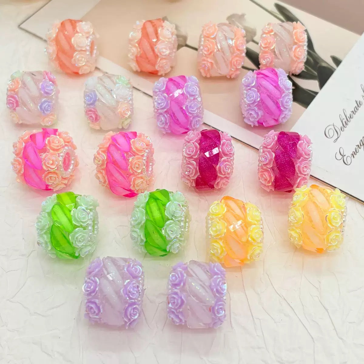 Rhinestone Fancy Beads for Pens