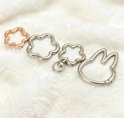 Clips for keychain for phonecharm and bagcharm