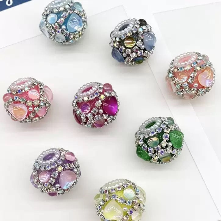 Rhinestone Fancy Beads for Pens